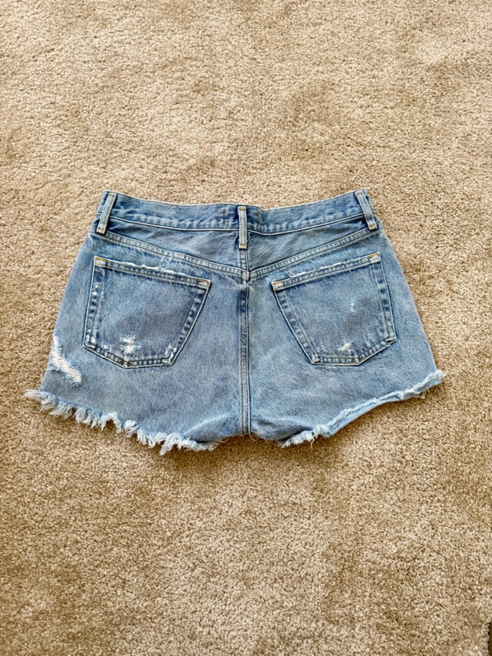 AGOLDE Parker Vintage Cut Off Shorts - Picture 6 of 14